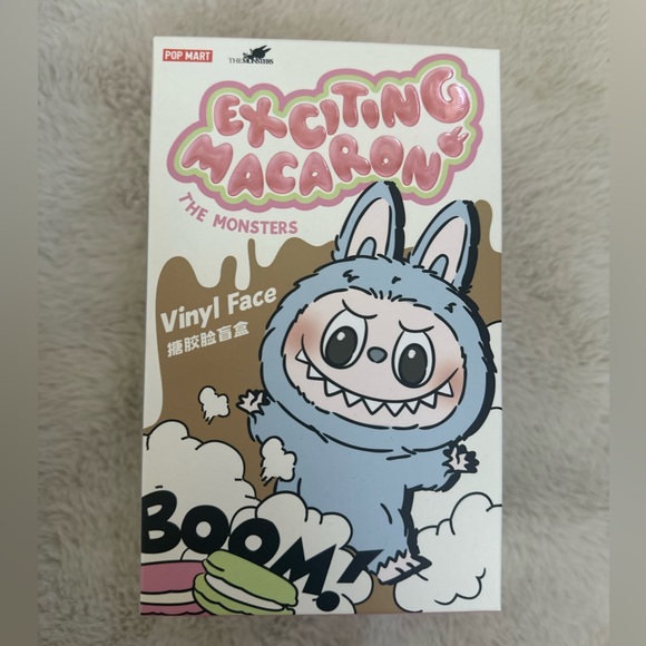 Sesame Bean - Unopened Pop Mart The Monsters Exciting Macaron LABUBU - Picture 2 of 5